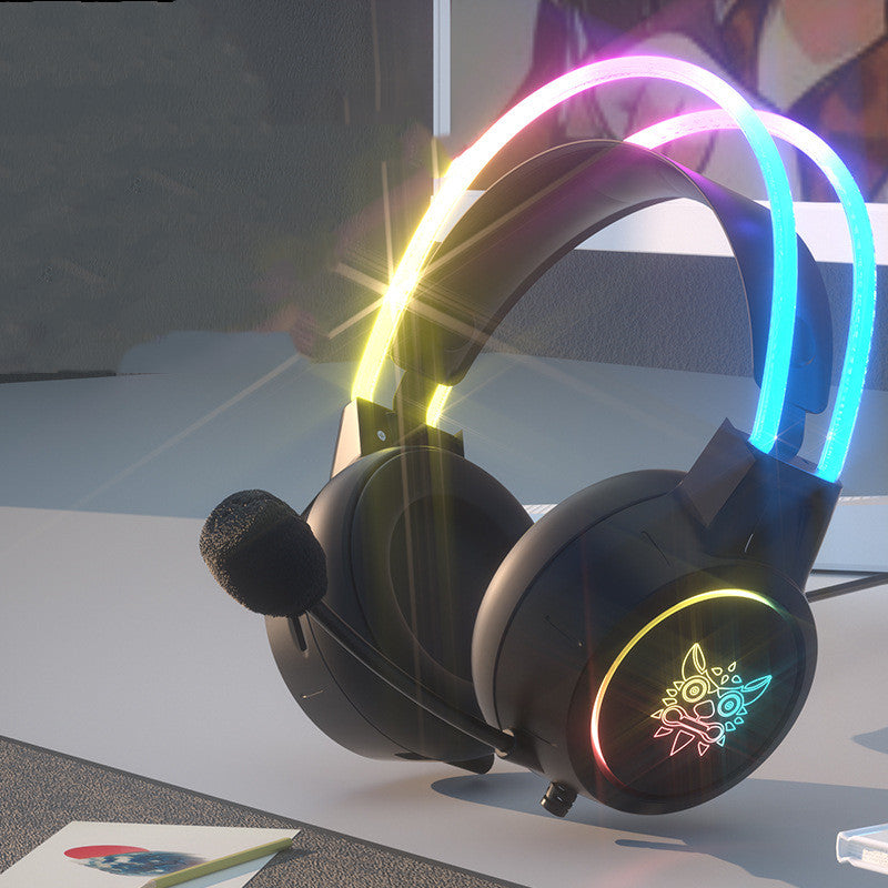 Headset Fashion Light-Emitting Wired Gaming Headset