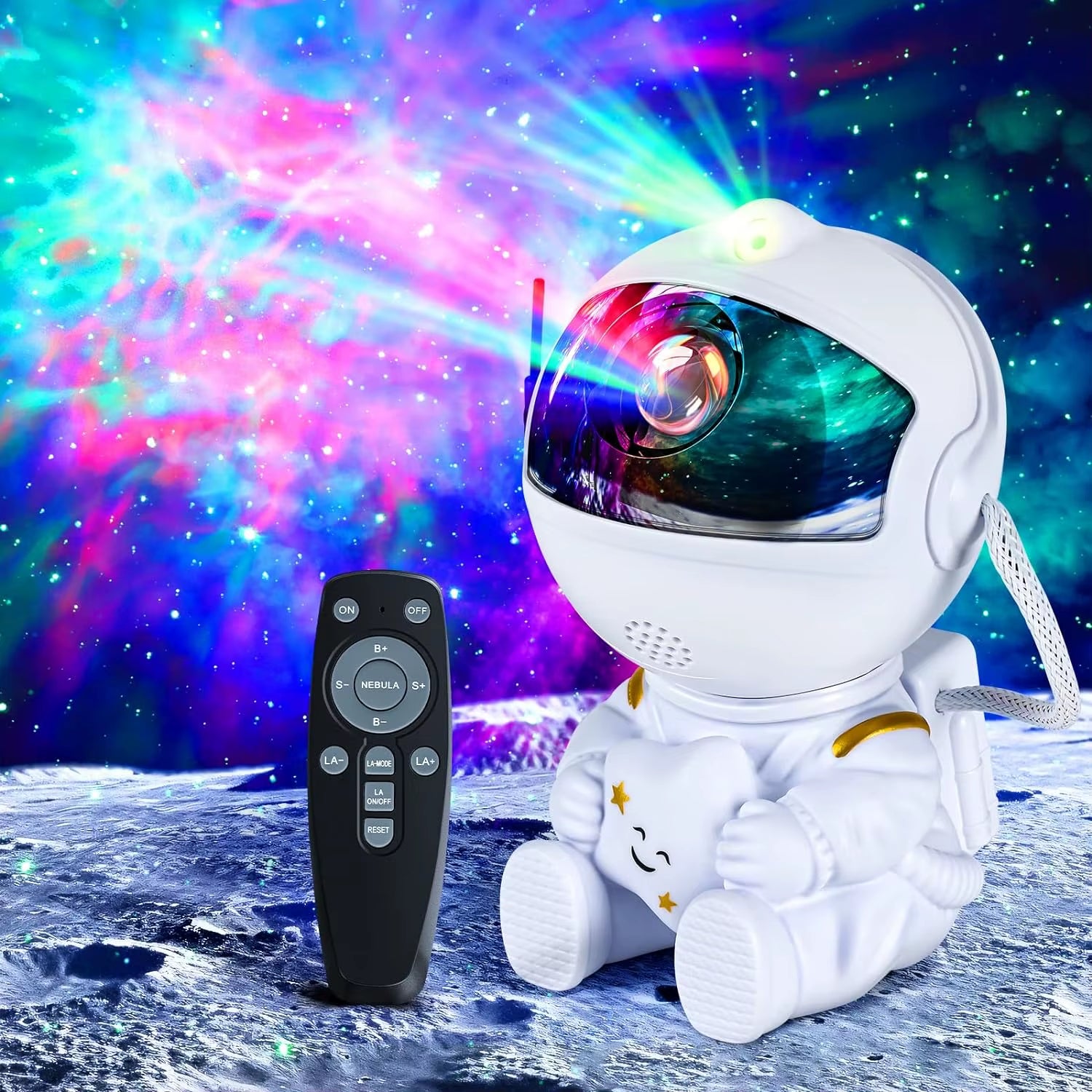 Astronaut Starry Sky Projector Adult Night Light Star Projector LED Astronaut Lamp Galaxy Projector for Bedroom Playroom