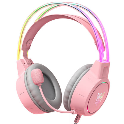 Headset Fashion Light-Emitting Wired Gaming Headset