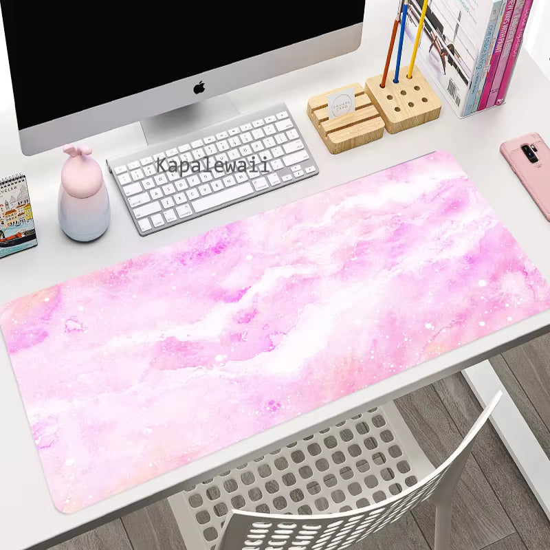 Anime Mouse Pad Gamer Computer Mouse Pad Large Mousepad Pink Pad Keyboards Mouse Carpet Gaming Accessories Desk Mause